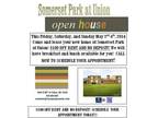 Open house this weekend at Somerset