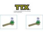 Pair (2) - Front Outer Tie Rod - TTX TXES3609 - Express /
