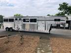 2023 4 Star Deluxe 4 Horse Head to Head with Side Ramp 4 horses