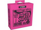Ernie Ball Super Slinky Electric Guitar Strings 3-Pack -