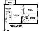 Regency Tower (Owen Sound) - 2 Bed 1 Bath A