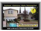 9658;Southwest - 4 Bedrooms, 2 Baths, Pool◄ (Bakersfield Virtual Tour)