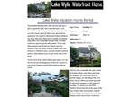 Rock Island Retreat-Waterfront Home-BEAUTIFUL!!!!!