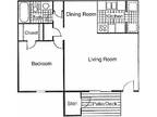 Short Term Lease: 1 Bed 1 Bath Apartment, $789 including water