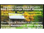 Position Wanted: Campground Host/Property Security Managers Postion