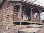 Log Cabin Vacation Rental near Waterfalls at Stone Mountain State Park (Stone