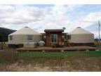 $125 / 3br - 800ft² - Luxury Yurts, hot tub, sleeps 8, on 5 acres, snowmobile!