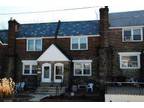 Upper Darby, PA, Delaware County Townhouse/Row for Sale 3 Bedroom 1 Baths