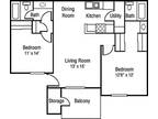 $2425 / 2br - 850ft² - Split bedroom floorplan for individual privacy!