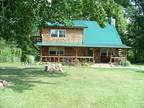 Secluded Luxury Cabin on 64 acres Sleeps 8 Pet Friendly Privacy Galore