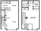 $1750 / 1br - 788ft² - 1 bedroom Townhouse Loft