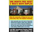 $505 / 2br - One Month FREE RENT! - 2BD/2BA Duplex (Taylorsville