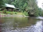 3br - Premier Fishing Cabin on the River's Edge; Private,HOT TUB (GA Mountains