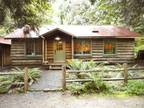 Cabin in the Fertile Mt Hood Forest