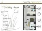 $540 / 1br - 428ft² - Efficiency Apartment @ Dakota Creek Lofts (1820 Dakota