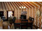 $125 / 3br - 800ft² - Luxury Yurts, hot tub, satellite TV, on 5 acres