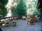 $1800 / 3br - LAKEFRONT with beach (Lake Almanor Country Club) (map) 3br bedroom
