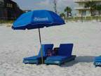 Our Condo Includes Set of Summit Beach Chairs, Cushions, & Umbrella
