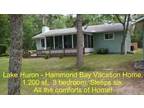 $800 / 3br - LAKE FRONT COTTAGE (LAKE HURON-HAMMOND BAY) 3br bedroom