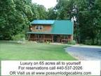SECLUDED Log Cabin Vacation Home Pet Friendly Escape & Unwind