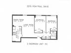 Ferrand Construction - 2 bedrooms, 1 bathroom, no balcony