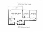 Ferrand Construction - 2 bedroom, 1 bathroom, balcony, beside elevator