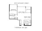 4415 Bathurst Street - One bedroom with one bathroom