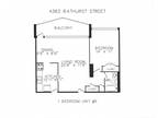 4383 Bathurst Street - One bedroom with one bathroom