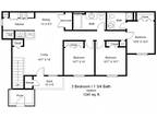 Copper Gate Apartments - Three Bedroom - B