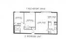 7 & 11 Rochefort Drive - 2 bedroom with one bathroom, no balcony