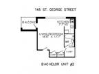 145 St. George Street Apartments - bachelor, 1 bathroom with a balcony