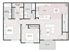 The Residences at Dunham Grove - Two Bedroom Two Bathroom - Upper