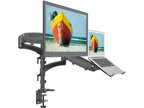 SHOPPINGALL Dual Gas Spring 2 In1 Monitor & Laptop or Double