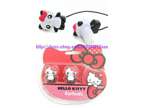 Sanrio Hello Kitty Panda iPods iPhones MP3 Earbuds Ear Pods