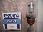 Gec Kt66 British Clear Glass Old Stock Tested Vintage Valve