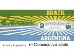 Brazil Vs Argentina MCG Tickets x4 Consecutive