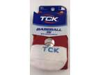 TCK MLB RBI Baseball Socks Red White Size Small