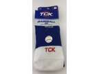 TCK MLB Baseball RBI Socks Blue White Size Large