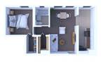 Wyndham Apartments - 1 Bedroom Floor Plan A2
