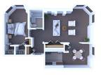 Wyndham Apartments - 1 Bedroom Floor Plan A4