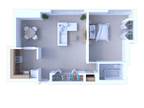 Oglesby Towers Apartments - 1 Bedroom Floor Plan A4