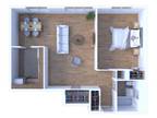 Main Station Apartments - 1 Bedroom Floor Plan A4