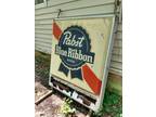 Vintage Pabst Blue Ribbon Outdoor Sign