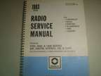 1983-1 Delco Radio Service Manual Chevy Pontiac Buick