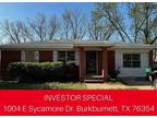 Home For Sale In Burkburnett, Texas
