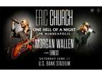 4 tickets - Eric Church, Morgan Wallen, and Ernest - US Bank