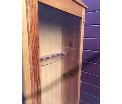 Gun display case/cabinet is a Cabinets for Sale in Seattle WA