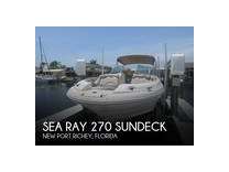 2002 sea ray 270 boat for sale