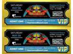 2 VIP TICKETS FOR ARCH ALLIES IN TREGO WI 5/28/22 & check