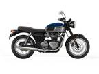 2022 Triumph Bonneville T120 Cobalt Blue Silver Ice Motorcycle for Sale